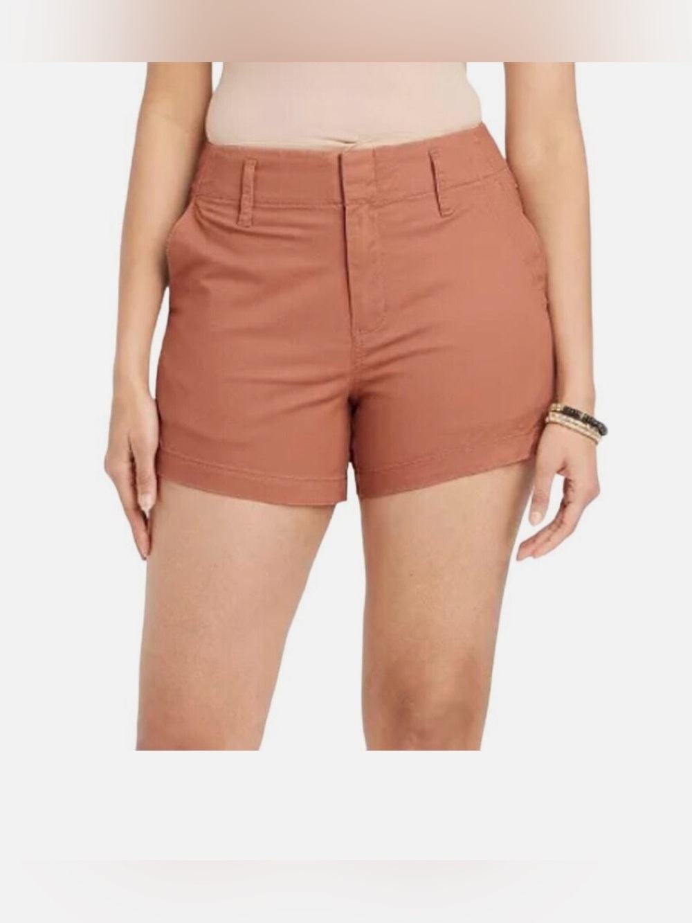 A new day Rust High-Rise Casual Women's Shorts size 6